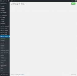 Page screenshot: PVS &ndash; Settings &rarr; Model property release