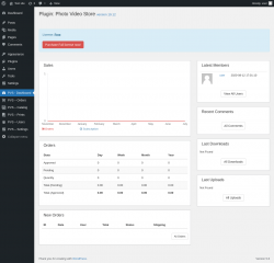 Page screenshot: PVS - Dashboard