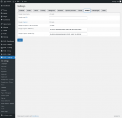Page screenshot: PVS &ndash; Settings &rarr; Google