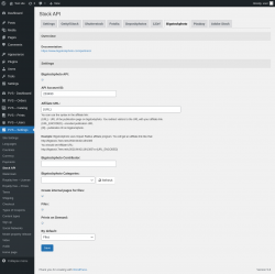 Page screenshot: PVS &ndash; Settings &rarr; Stock API &rarr; Bigstockphoto