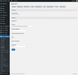 Page screenshot: PVS &ndash; Settings &rarr; Stock API &rarr; Pixabay