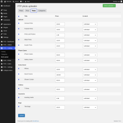 Page screenshot: PVS &ndash; Catalog &rarr; Bulk upload &rarr; Prints