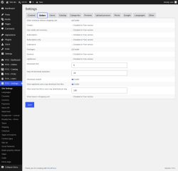 Page screenshot: PVS &ndash; Settings &rarr; Orders
