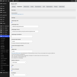 Page screenshot: PVS &ndash; Settings &rarr; Stock API &rarr; Getty/iStock