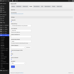 Page screenshot: PVS &ndash; Settings &rarr; Stock API &rarr; Fotolia