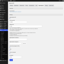 Page screenshot: PVS &ndash; Settings &rarr; Stock API &rarr; Bigstockphoto