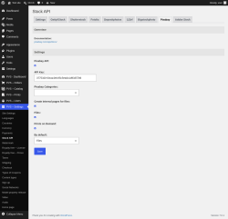 Page screenshot: PVS &ndash; Settings &rarr; Stock API &rarr; Pixabay