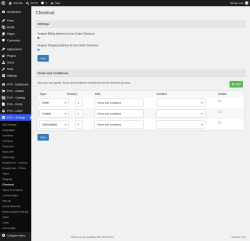 Page screenshot: PVS &ndash; Settings &rarr; Checkout