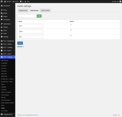 Page screenshot: PVS &ndash; Settings &rarr; Audio &rarr; Track Source