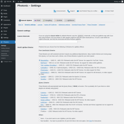 Page screenshot: Photonic