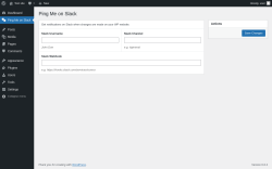 Page screenshot: Ping Me on Slack