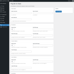 Page screenshot: Ping Me On Slack