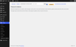 Page screenshot: Settings &rarr; Pinterest for Galleries