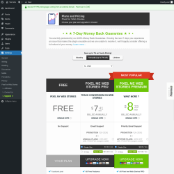 Page screenshot: Settings → Upgrade  ➤