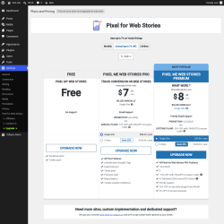 Page screenshot: Settings &rarr; Upgrade&nbsp;&nbsp;➤