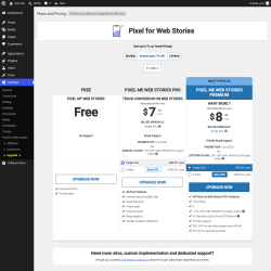 Page screenshot: Settings &rarr; Upgrade&nbsp;&nbsp;➤