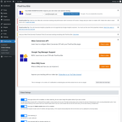Page screenshot: PixelYourSite → Global Settings
