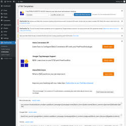 Page screenshot: PixelYourSite → UTM Builder