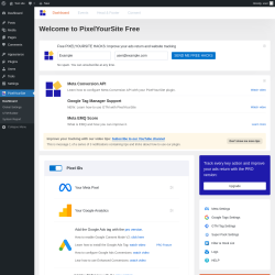 Page screenshot: PixelYourSite