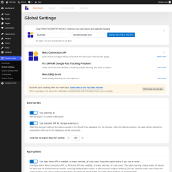 Page screenshot: PixelYourSite &rarr; Global Settings