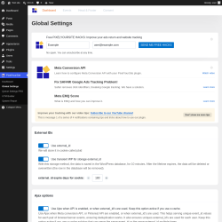 Page screenshot: PixelYourSite &rarr; Global Settings