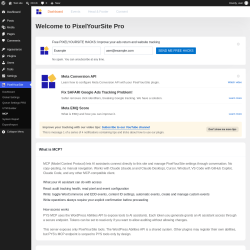 Page screenshot: PixelYourSite &rarr; MCP