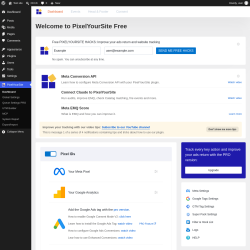 Page screenshot: PixelYourSite