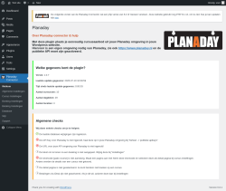 Page screenshot: Planaday Connector
