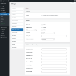 Page screenshot: PS Gateway &rarr; Settings &rarr; Byblos Bank Armenia