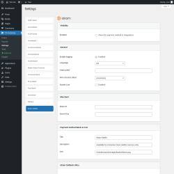 Page screenshot: PS Gateway &rarr; Settings &rarr; Idram Wallet