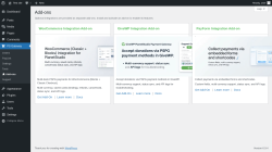 Page screenshot: PS Gateway &rarr; Add-ons