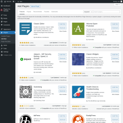 Page screenshot: Plugins  &rarr; Bookmarks