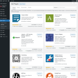 Page screenshot: Plugins  &rarr; Bookmarks