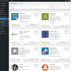 Page screenshot: Plugins  &rarr; All Bookmarks
