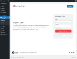 Page screenshot: Eazy Plugin Manager