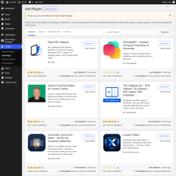 Page screenshot: Plugins  &rarr; All Bookmarks