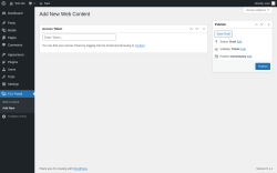 Page screenshot: PLX Portal &rarr; Add New