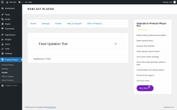 Page screenshot: Podcast Player &rarr; Toolkit