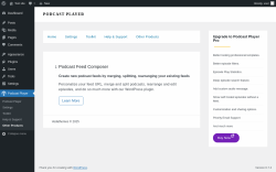 Page screenshot: Podcast Player &rarr; Other Products