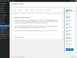 Page screenshot: Podcast Player