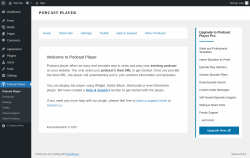 Page screenshot: Podcast Player
