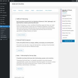 Page screenshot: Podcast Player → Other Products