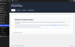 Page screenshot: Podcast Player