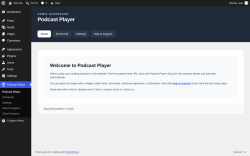 Page screenshot: Podcast Player
