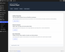 Page screenshot: Podcast Player &rarr; Other Products