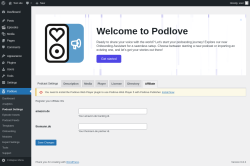Page screenshot: Podlove → Podcast Settings → Affiliate