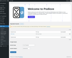 Page screenshot: Podlove → Episode Assets