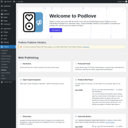 Page screenshot: Podlove → Modules