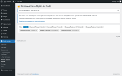 Page screenshot: Pods Admin &rarr; Review Access Rights