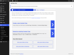 Page screenshot: Pods Admin